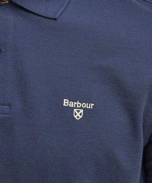Barbour Lightweight Sports Polo | Navy Blauw