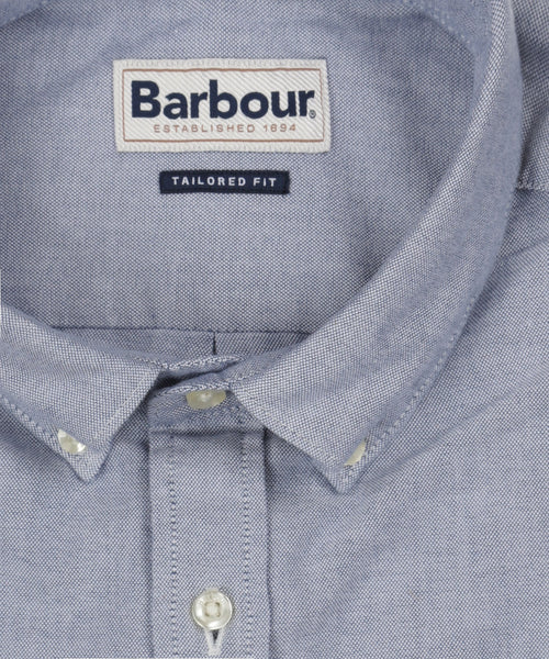 Barbour Shirt Oxtown tailored shirt | Denim Blauw
