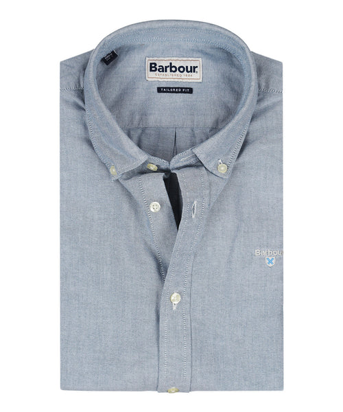 Barbour Shirt Oxtown tailored shirt | Nacht Blauw