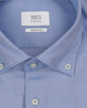 Eterna Shirt Button Down | Blauw