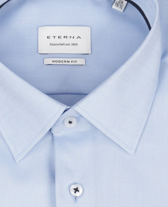 Eterna Shirt Modern Fit | Blauw
