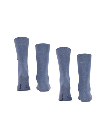 Everyday Sok Uni 2-Pack | Blauw