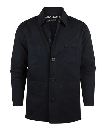 Saint James Sirocco Overshirt | Navy Blauw