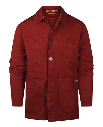 Saint James Sirocco Overshirt | Rood