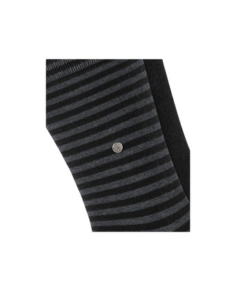 Burlington Sok Everyday Stripe 2-pack | Zwart