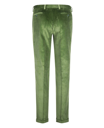 Corduroy Pantalon Brede Rib | Groen