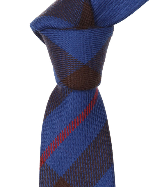Tie Scottish Plaid | Blue
