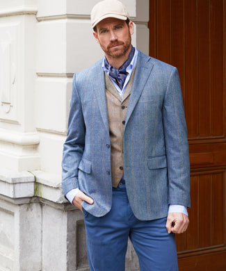 Wellington Gilet 100% Zijde | Bruin Wellington Gilet 100% Zijde | Bruin