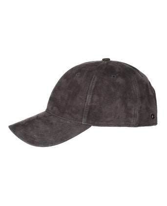 Baseball Cap Goat Suede | Grijs