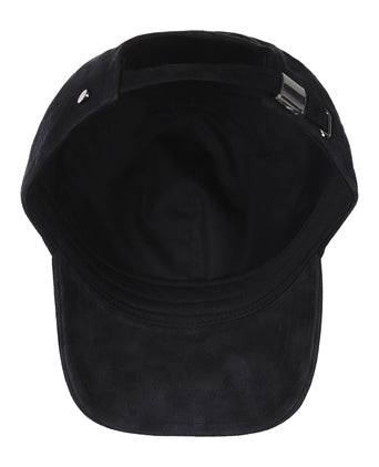 Baseball Cap Goat Suede | Navy