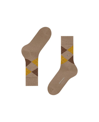 Burlington Edinburgh Heren Sokken | Bruin