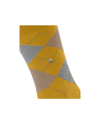 Burlington Edinburgh Heren Sokken | Geel