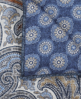 Pochet Zijde | Blauw