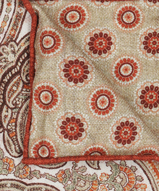 Pochet Zijde | Bruin Pochet Zijde | Bruin