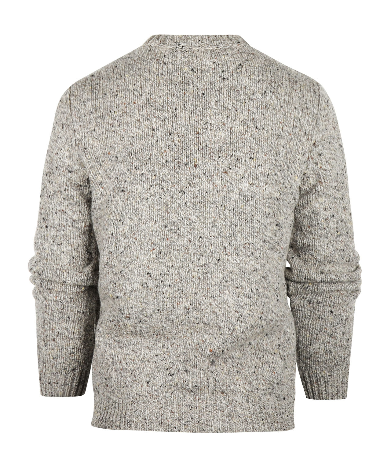 Fisherman Round Neck Pullover | Brown