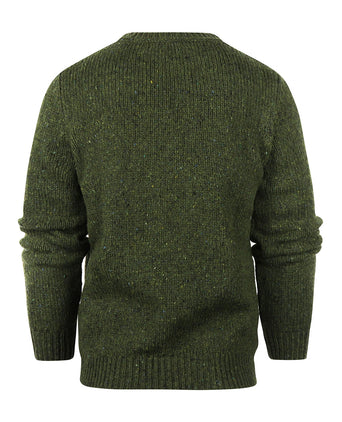 Fisherman Ronde Hals Pullover | Groen