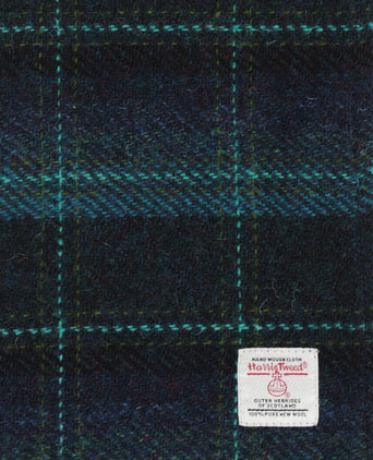 Harris Tweed Scarf | Blauw