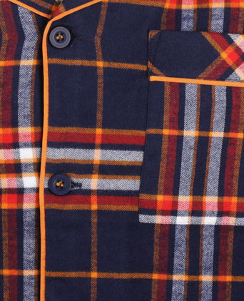 Pyjama Set Flanel | Blauw