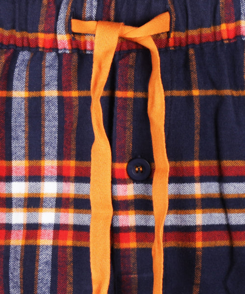 Pyjama Set Flanel | Blauw