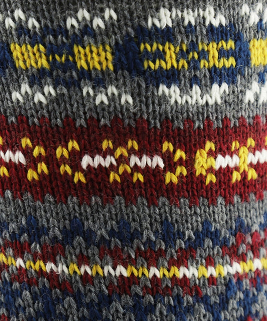 Sokken Fairisle Heavyweight | Charcoal