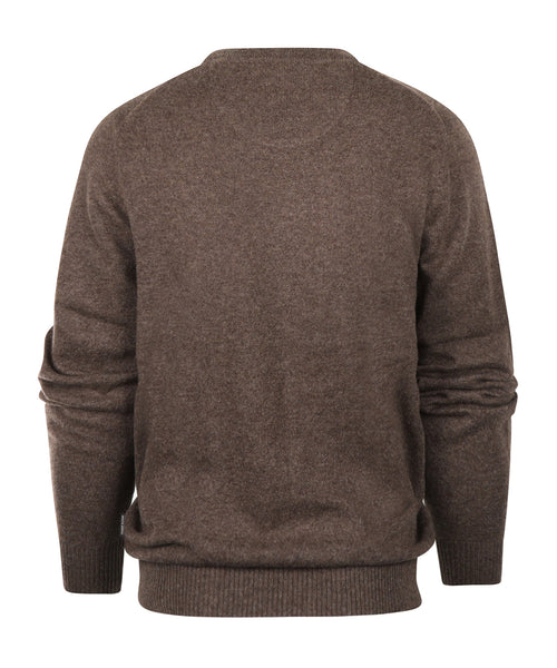 Ronde Hals Cashmere Pullover | Bruin