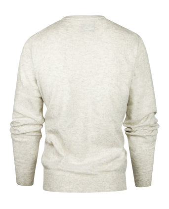 Ronde Hals Cashmere Pullover | Ecru