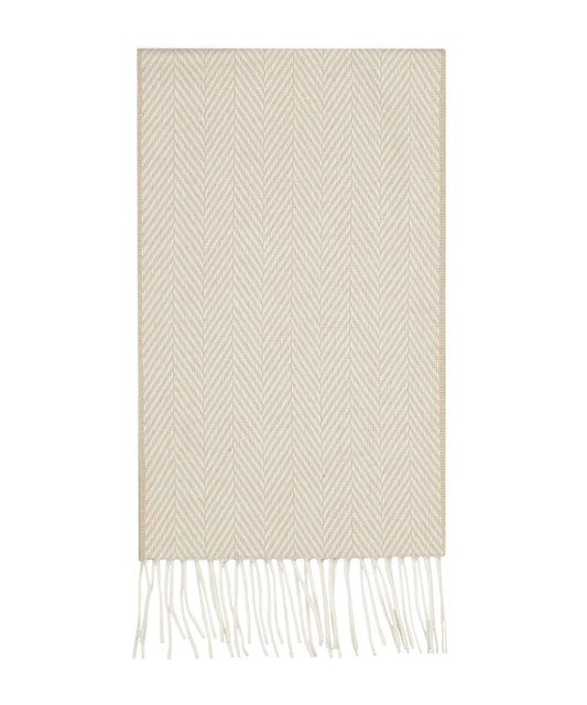 Lamsbswool/Cashmere Sjaal | Beige