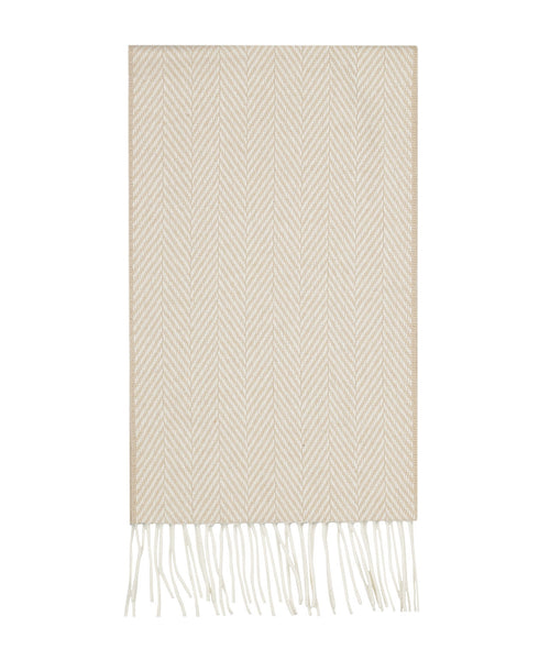 Lamsbswool/Cashmere Sjaal | Wit
