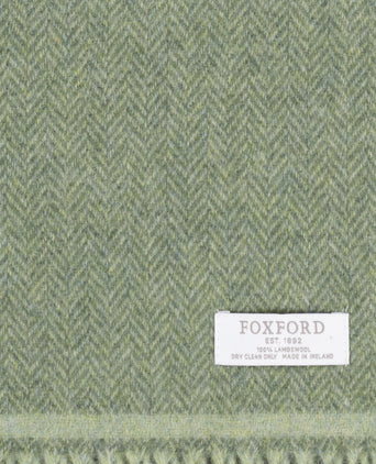 Lambswool Sjaal 30X210CM | Groen