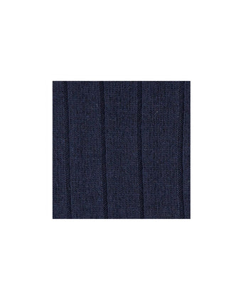 Lhasa Rib Heren Sokken | Dark Navy
