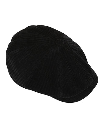 Stetson Hatteras Corduroy Jersey | Zwart