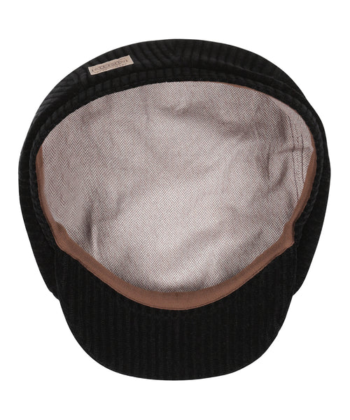 Stetson Hatteras Corduroy Jersey | Zwart