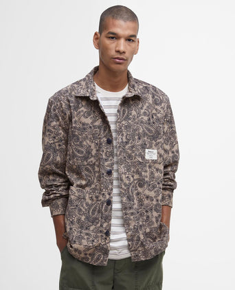Barbour Brignall Printed Corduroy Overshirt | Bruin
