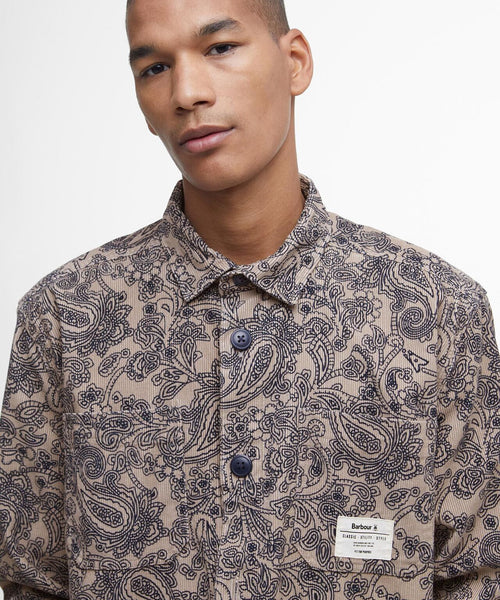 Barbour Brignall Printed Corduroy Overshirt | Bruin