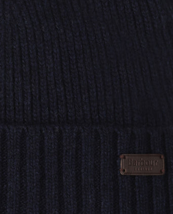 Barbour Carlton Beanie Hat | Navy Blauw