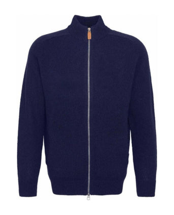 Barbour Talder Zip Through | Navy Blauw