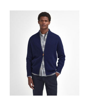 Barbour Talder Zip Through | Navy Blauw