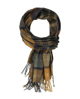 Barbour Brack Patchwork Tartan Scarf | Groen