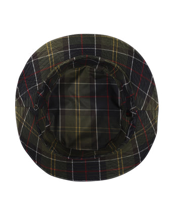Barbour Bucket Hat Hutton Reversible | Navy Blauw