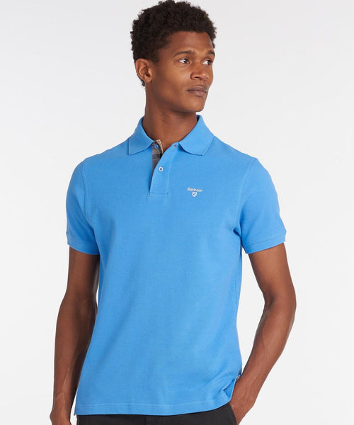 Barbour Tartan Pique Polo | Blauw