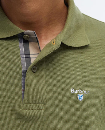 Barbour Tartan Pique Polo | Groen