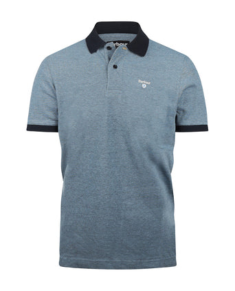 Barbour Polo Essential Sports Mix | Nacht Blauw