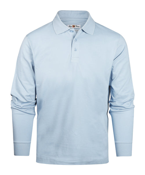 Reed Polo Lange Mouw | Blauw