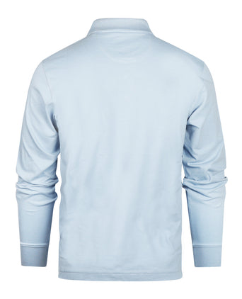 Reed Polo Lange Mouw | Blauw