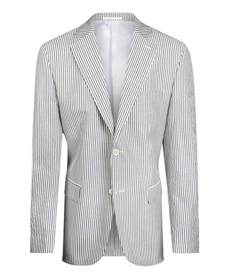 Colbert Seersucker | Blauw Colbert Seersucker | Blauw