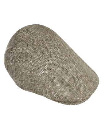 Klassieke Cap Katoen/Linnen | Bruin