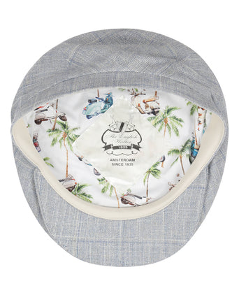 Klassieke Cap Viscose/Linnen | Blauw