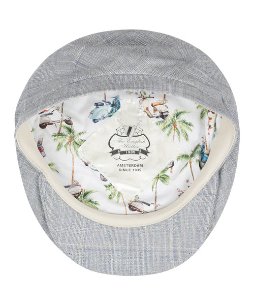 Klassieke Cap Viscose/Linnen | Blauw