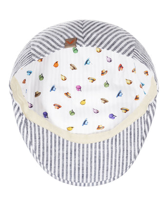 Cap Klassiek Linnen/Katoen | Blauw