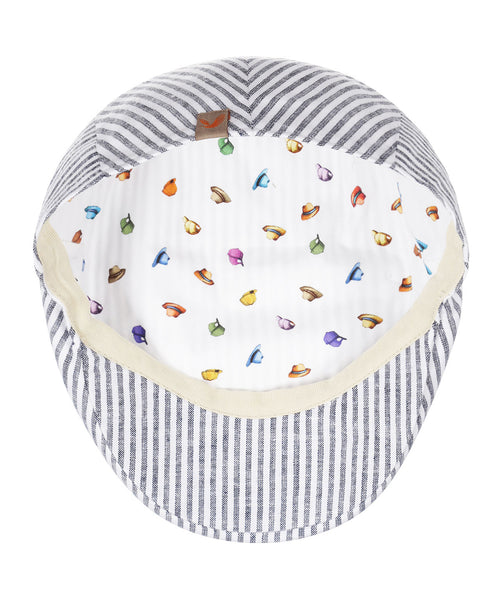 Cap Klassiek Linnen/Katoen | Blauw